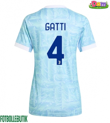 Juventus Federico Gatti #4 Bortatröja Kvinnor 2025-26 Kortärmad